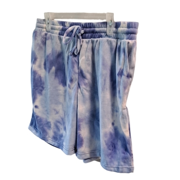 NWT-ALIGN COLLECTIVE SPORTS 2 PCS TIE DYE HOODIE AND SHORT SET DRAWSTRING - Picture 7 of 7
